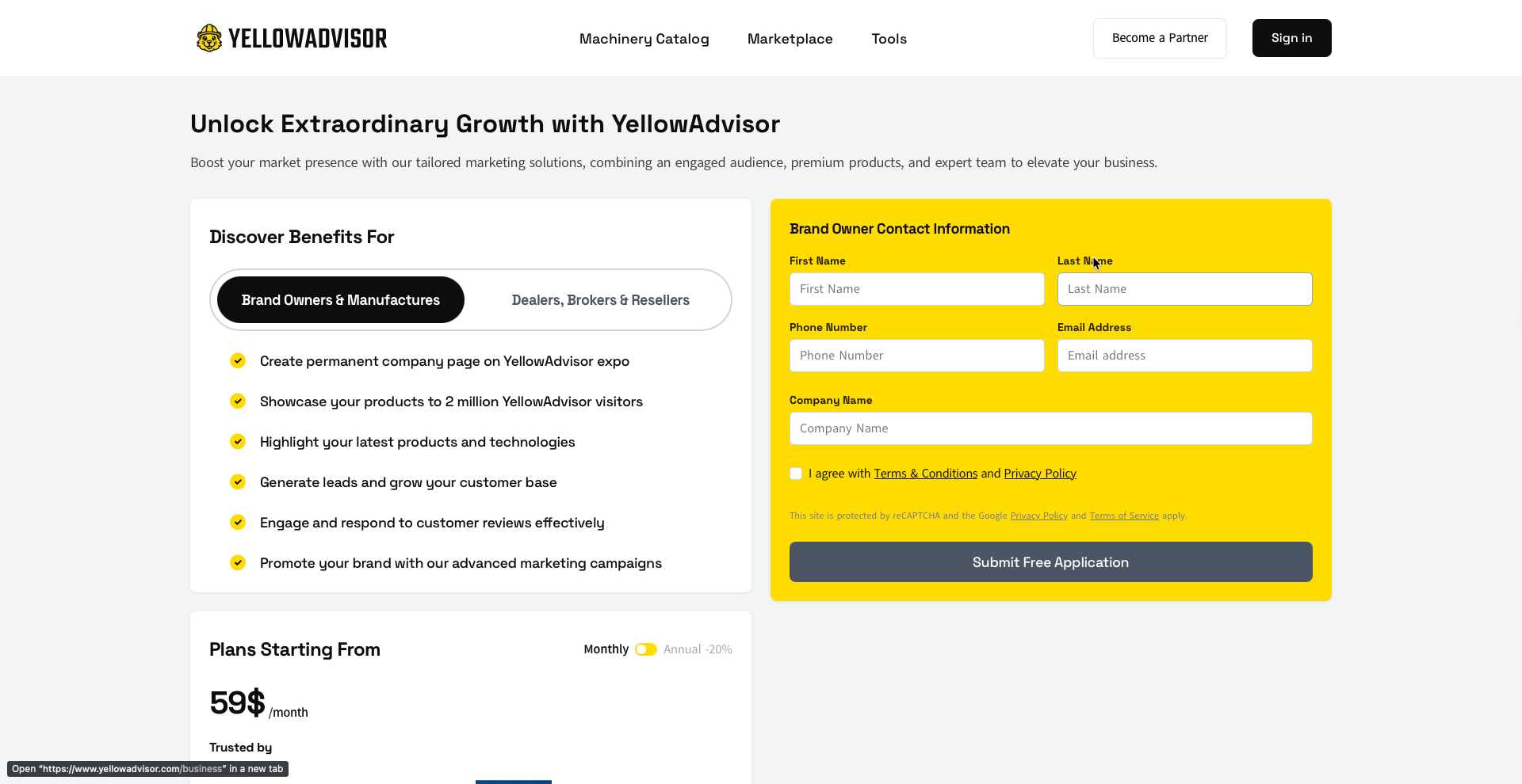 YellowAdvisor screenshot 3
